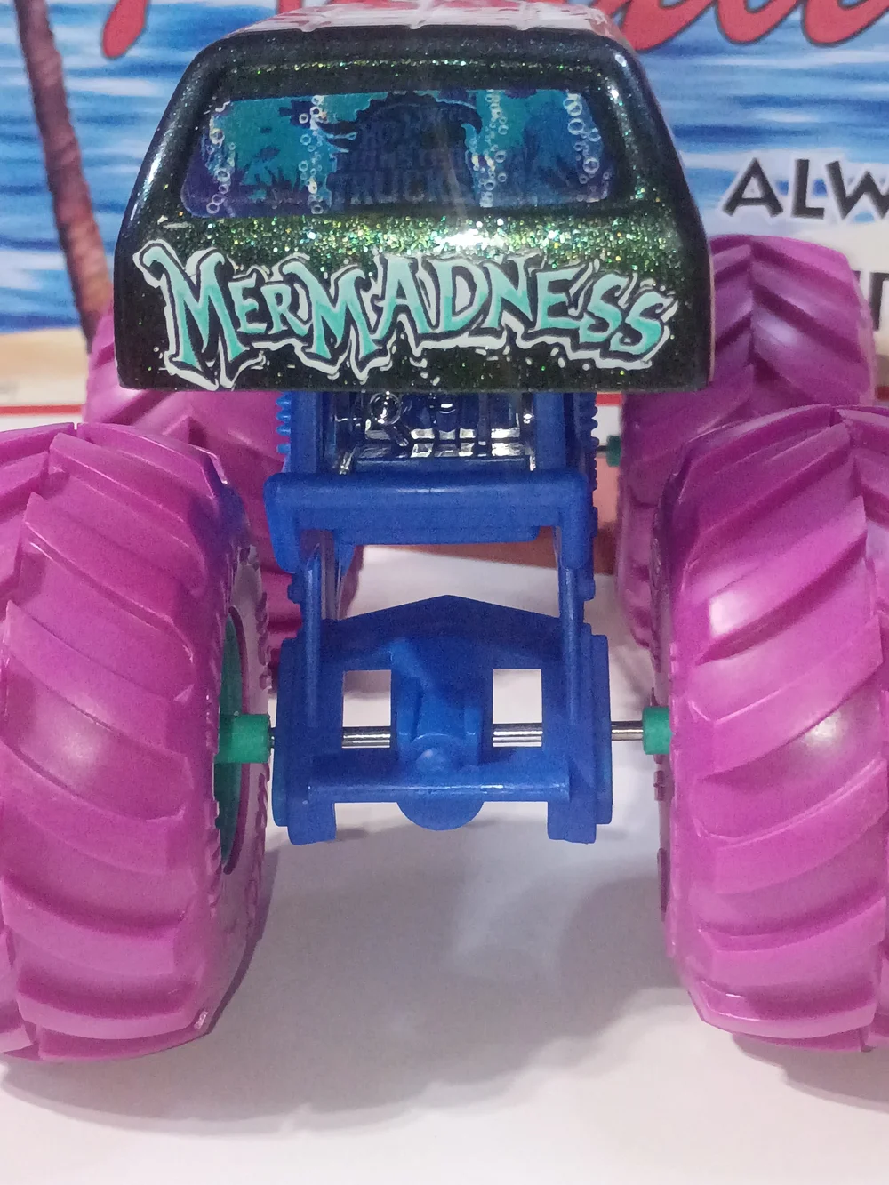 Hot Wheels Monster Jam Mermadness Mermaid Monster Truck 1/24 Scale